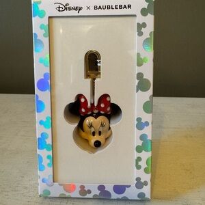 Disney BaubleBar Minnie Mouse bag charm